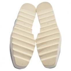 Stella McCartney Light Blue Denim Fabric Elyse Stars Platform Lace Up Sneakers Size 35 For Women -Stella McCartney Sales luxury women stella mccartney used shoes p341489 008