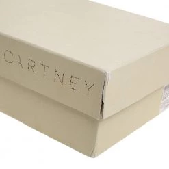 Stella McCartney Brown/Black Python Effect Faux Leather And Cork Platform Ankle Strap Sandals Size 38 For Women -Stella McCartney Sales luxury women stella mccartney used shoes p347370 010