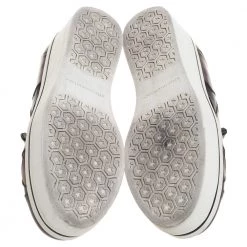 Stella McCartney Black/Brown Faux Leather Binx Star Platform Slip On Sneakers Size 38 For Women -Stella McCartney Sales luxury women stella mccartney used shoes p349661 004