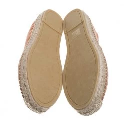 Stella McCartney Orange Faux Leather Logo Espadrilles Size 39 For Women -Stella McCartney Sales luxury women stella mccartney used shoes p360313 001