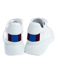 Stella McCartney White Faux Leather Loop Sneakers Size 39 For Women -Stella McCartney Sales luxury women stella mccartney used shoes p360991 002