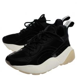 Stella McCartney Black Polyamide Fabric Eclypse Low Top Sneakers Size 37 For Women 13 Stella McCartney Black Polyamide Fabric Eclypse Low Top Sneakers Size 37 For Women -Stella McCartney Sales luxury women stella mccartney used shoes p361065 003