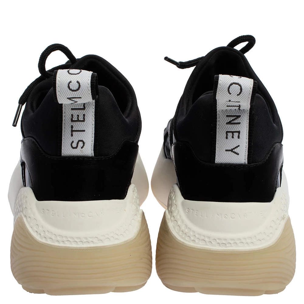 Stella McCartney Black Polyamide Fabric Eclypse Low Top Sneakers Size 37 For Women 7 Stella McCartney Black Polyamide Fabric Eclypse Low Top Sneakers Size 37 For Women - Image 5