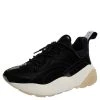 Stella McCartney Black Polyamide Fabric Eclypse Low Top Sneakers Size 37 For Women -Stella McCartney Sales luxury women stella mccartney used shoes p361065 005