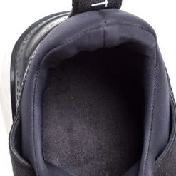 Stella McCartney Black Faux Suede And Embossed Leather Eclypse Low Top Sneakers Size 39 For Women -Stella McCartney Sales luxury women stella mccartney used shoes p362076 005