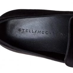 Stella McCartney Black Faux Suede Chain Embellished Platform Slip On Sneakers Size 39 For Women -Stella McCartney Sales luxury women stella mccartney used shoes p364492 005
