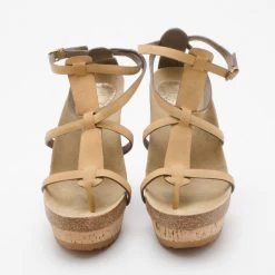 Stella McCartney Demetra Cork And Faux-Suede Wedges Size 37.5 For Women 12 Stella McCartney Demetra Cork And Faux-Suede Wedges Size 37.5 For Women -Stella McCartney Sales luxury women stella mccartney used shoes p36490 003