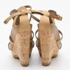 Stella McCartney Demetra Cork And Faux-Suede Wedges Size 37.5 For Women 13 Stella McCartney Demetra Cork And Faux-Suede Wedges Size 37.5 For Women -Stella McCartney Sales luxury women stella mccartney used shoes p36490 004