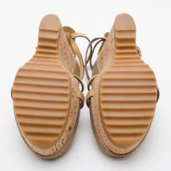Stella McCartney Demetra Cork And Faux-Suede Wedges Size 37.5 For Women 14 Stella McCartney Demetra Cork And Faux-Suede Wedges Size 37.5 For Women -Stella McCartney Sales luxury women stella mccartney used shoes p36490 005
