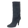 Stella McCartney Navy Blue Faux Suede Boots Size 38 For Women -Stella McCartney Sales luxury women stella mccartney used shoes p366757 007