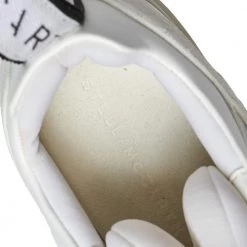 Stella McCartney White Faux Leather And Suede Eclypse Platform Sneakers Size 36.5 For Women -Stella McCartney Sales luxury women stella mccartney used shoes p368436 007