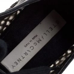 Stella McCartney Black Woven Faux Leather Elyse Platform Derby Sneakers Size 37 For Women 16 Stella McCartney Black Woven Faux Leather Elyse Platform Derby Sneakers Size 37 For Women -Stella McCartney Sales luxury women stella mccartney used shoes p372071 004