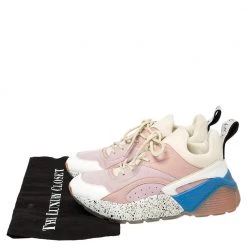 Stella McCartney Multicolor Leather, Suede And Fabric Eclypse Low Top Sneakers Size 38 For Women -Stella McCartney Sales luxury women stella mccartney used shoes p373049 001