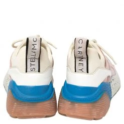 Stella McCartney Multicolor Leather, Suede And Fabric Eclypse Low Top Sneakers Size 38 For Women -Stella McCartney Sales luxury women stella mccartney used shoes p373049 007