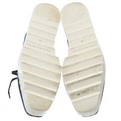 Stella McCartney Blue Denim Fabric Cork Platform Sneakers Size 38 For Women -Stella McCartney Sales luxury women stella mccartney used shoes p373079 002