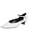 Stella McCartney White Faux Leather Percy Mary Jane Square Toe Pump Size 36 For Women 2 Stella McCartney White Faux Leather Percy Mary Jane Square Toe Pump Size 36 For Women -Stella McCartney Sales luxury women stella mccartney used shoes p373081 004