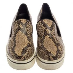 Stella McCartney Multicolor Python Embossed Leather Platform Slip On Sneakers Size 38 For Women 12 Stella McCartney Multicolor Python Embossed Leather Platform Slip On Sneakers Size 38 For Women -Stella McCartney Sales luxury women stella mccartney used shoes p388331 004