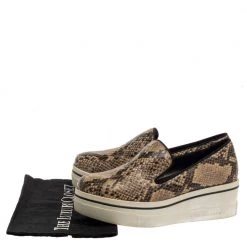 Stella McCartney Multicolor Python Embossed Leather Platform Slip On Sneakers Size 38 For Women 17 Stella McCartney Multicolor Python Embossed Leather Platform Slip On Sneakers Size 38 For Women -Stella McCartney Sales luxury women stella mccartney used shoes p388331 008