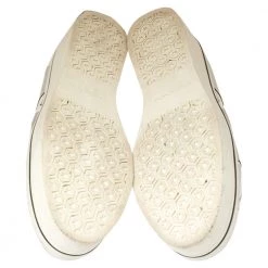 Stella McCartney Metallic Silver Faux Leather Binx Star Platform Slip On Sneakers Size 41 For Women -Stella McCartney Sales luxury women stella mccartney used shoes p392377 006