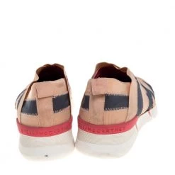 Stella McCartney Beige/Grey Elastic Slip On Sneakers Size 39 For Women -Stella McCartney Sales luxury women stella mccartney used shoes p395173 002