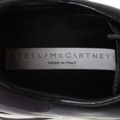 Stella McCartney Black Faux Leather Elyse Platform Derby Sneakers Size 40 For Women -Stella McCartney Sales luxury women stella mccartney used shoes p405534 005