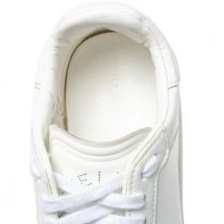 Stella McCartney White Faux Leather Lace Up Sneakers Size 37 For Women -Stella McCartney Sales luxury women stella mccartney used shoes p407403 005