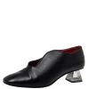 Stella McCartney Black Faux Leather Block Heel Pumps Size 39 For Women -Stella McCartney Sales luxury women stella mccartney used shoes p411157 006