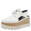 Stella McCartney White Leather Elyse Cutout Platform Derby Size 37 For Women 1 Stella McCartney White Leather Elyse Cutout Platform Derby Size 37 For Women -Stella McCartney Sales luxury women stella mccartney used shoes p413091 005