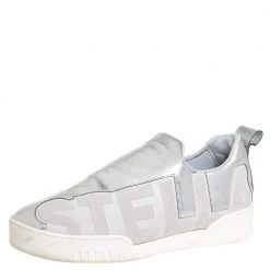 Stella McCartney Faux Leather And Fabric Slip-On Sneaker Size 39 For Women