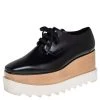 Stella McCartney Black Faux Leather Elyse Platform Derby Size 35.5 For Women -Stella McCartney Sales luxury women stella mccartney used shoes p419149 004