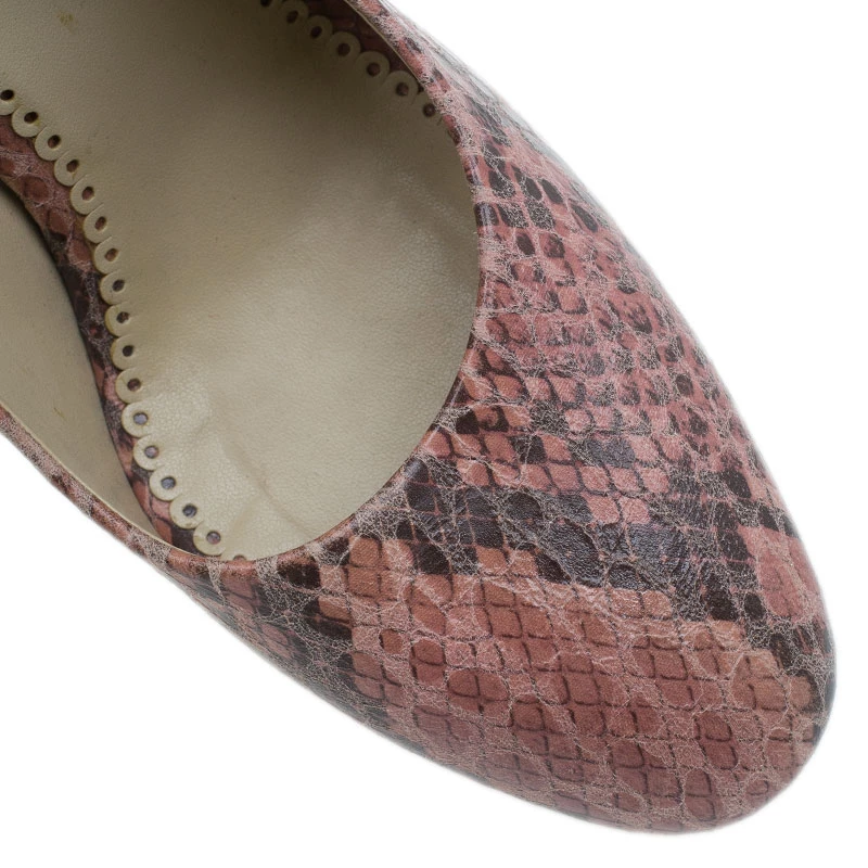 Stella McCartney Corinne Python Platform Pumps Size 39 For Women 10 Stella McCartney Corinne Python Platform Pumps Size 39 For Women - Image 8