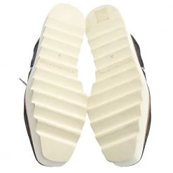 Stella McCartney Metallic Grey Faux Glitter Suede Elyse Star Platform Derby Size 36 For Women -Stella McCartney Sales luxury women stella mccartney used shoes p423777 006