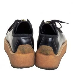 Stella McCartney Black Suede And Faux Leather Lace Up Sneakers Size 36.5 For Women 14 Stella McCartney Black Suede And Faux Leather Lace Up Sneakers Size 36.5 For Women -Stella McCartney Sales luxury women stella mccartney used shoes p425086 003