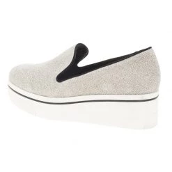 Stella McCartney Silver Glitter Binx Platform Slip On Skate Shoes Size 39 For Women -Stella McCartney Sales luxury women stella mccartney used shoes p42947 003