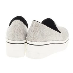 Stella McCartney Silver Glitter Binx Platform Slip On Skate Shoes Size 39 For Women -Stella McCartney Sales luxury women stella mccartney used shoes p42947 005