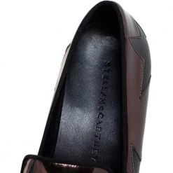 Stella McCartney Metallic Bronze Faux Leather Binx Star Platform Slip On Sneakers Size 40 For Women -Stella McCartney Sales luxury women stella mccartney used shoes p438891 003