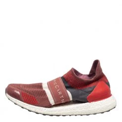Stella McCartney X Adidas Red/Grey Knit Fabric Ultra Boost X 3 D S Slip On Sneakers Size 41 1/3 For Women -Stella McCartney Sales luxury women stella mccartney used shoes p441145 002