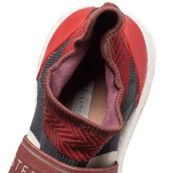 Stella McCartney X Adidas Red/Grey Knit Fabric Ultra Boost X 3 D S Slip On Sneakers Size 41 1/3 For Women -Stella McCartney Sales luxury women stella mccartney used shoes p441145 004