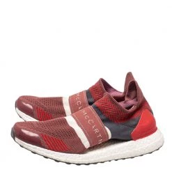 Stella McCartney X Adidas Red/Grey Knit Fabric Ultra Boost X 3 D S Slip On Sneakers Size 41 1/3 For Women -Stella McCartney Sales luxury women stella mccartney used shoes p441145 007