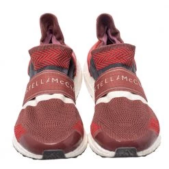 Stella McCartney X Adidas Red/Grey Knit Fabric Ultra Boost X 3 D S Slip On Sneakers Size 41 1/3 For Women -Stella McCartney Sales luxury women stella mccartney used shoes p441145 008