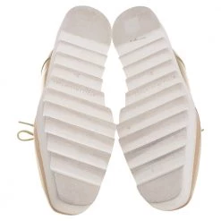 Stella McCartney Gold Faux Leather Wedge Sneakers Size 38.5 For Women 15 Stella McCartney Gold Faux Leather Wedge Sneakers Size 38.5 For Women -Stella McCartney Sales luxury women stella mccartney used shoes p441247 008