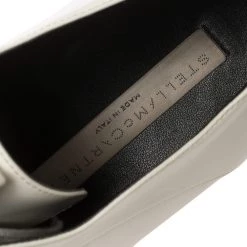 Stella McCartney White Faux Leather Elyse Platforms Sneakers Size 38 For Women -Stella McCartney Sales luxury women stella mccartney used shoes p450978 002