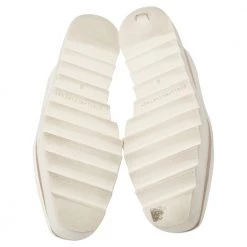Stella McCartney White Faux Leather Elyse Platforms Sneakers Size 38 For Women -Stella McCartney Sales luxury women stella mccartney used shoes p450978 004