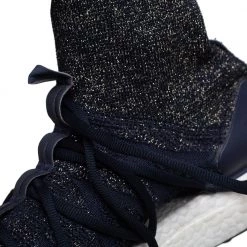 Stella McCartney Stella McCartney For Adidas Athletic Blue Lurex Fabric High Top Sneakers Size 40.5 For Women -Stella McCartney Sales luxury women stella mccartney used shoes p454342 001