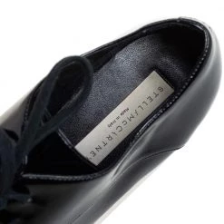 Stella McCartney Black Faux Patent Leather Elyse Platform Lace Up Derby Size 38.5 For Women 16 Stella McCartney Black Faux Patent Leather Elyse Platform Lace Up Derby Size 38.5 For Women -Stella McCartney Sales luxury women stella mccartney used shoes p460579 003