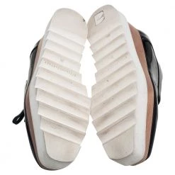 Stella McCartney Black Faux Patent Leather Elyse Platform Lace Up Derby Size 38.5 For Women 15 Stella McCartney Black Faux Patent Leather Elyse Platform Lace Up Derby Size 38.5 For Women -Stella McCartney Sales luxury women stella mccartney used shoes p460579 006