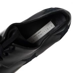 Stella McCartney Black Faux Leather Elyse Star Platform Lace Up Derby Size 38.5 For Women 16 Stella McCartney Black Faux Leather Elyse Star Platform Lace Up Derby Size 38.5 For Women -Stella McCartney Sales luxury women stella mccartney used shoes p470683 006