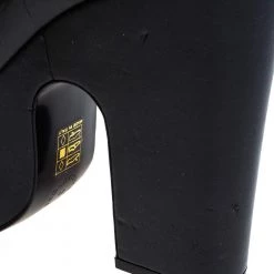 Stella McCartney Black Faux Leather Buckle Block Heel Platform Sandals Size 40 For Women -Stella McCartney Sales luxury women stella mccartney used shoes p471766 009