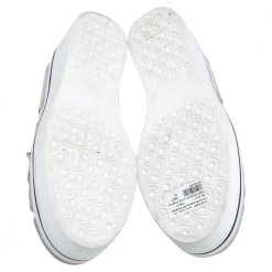 Stella McCartney Grey Faux Leather Binx Star Platform Slip On Sneakers Size 40 For Women -Stella McCartney Sales luxury women stella mccartney used shoes p472074 002
