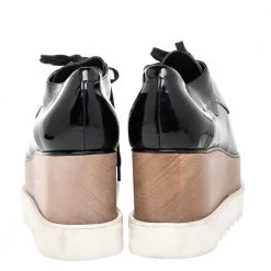 Stella McCartney Black Faux Patent Leather Elyse Platform Derby Size 40 For Women 14 Stella McCartney Black Faux Patent Leather Elyse Platform Derby Size 40 For Women -Stella McCartney Sales luxury women stella mccartney used shoes p479121 005